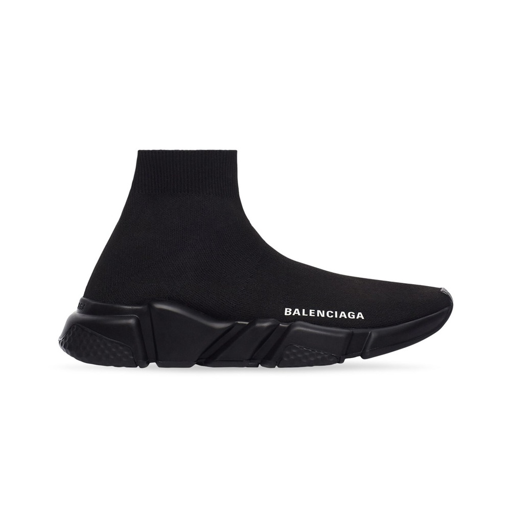 Balenciaga Speed Knit Sock Sneaker in Black